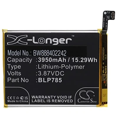 Abbildung von vhbw Akku kompatibel mit OnePlus Nord Handy Smartphone Telefon (3950mAh, 3,87V, Li Polymer)