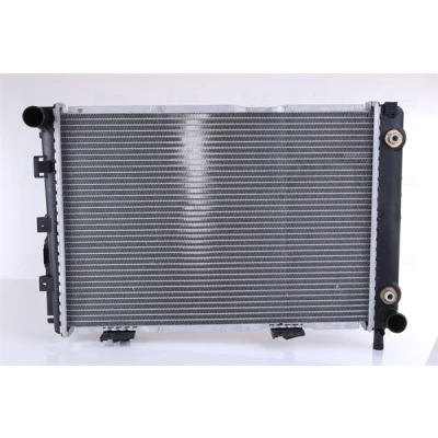 Abbildung von NISSENS 62557A Kühler, Motorkühlung Aluminium 530 370 40 Kühlrippen gelötet MERCEDES BENZ: W124 Limousine, T modell
