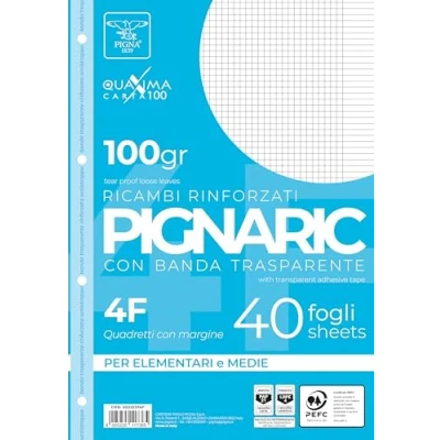 Abbildung von Pigna Ric Notebook mit verstärkt, 40 Blatt, A4
