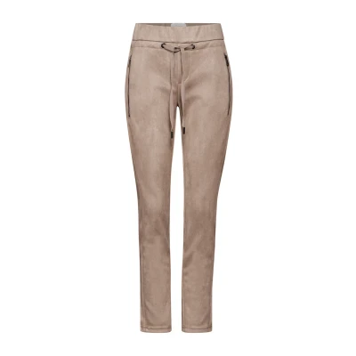 Abbildung von Street One Jogginghose, Damen, Größe: 42x30, Beige