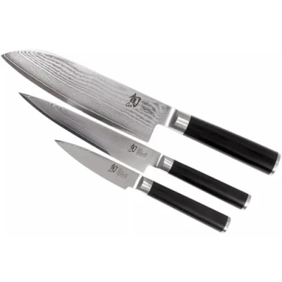 Abbildung von Kai Messerset Shun Classic (Officemesser + Universalmesser Santokumesser) 3 teilig DMS 310