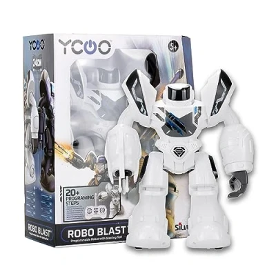 Abbildung von Silverlit YCOO von Robot Blast Riesenroboter 34 cm mit Ton und Licht Tag des tanzenden Roboters der Musik ab 5 Jahren