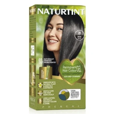 Abbildung von Naturtint Haarfarbe, permanent, 1N Elfenbeinschwarz
