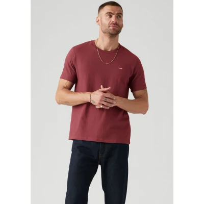 Abbildung von Levi&#039;s Original Tshirt print, Herren, Größe: Medium, Red mahogany