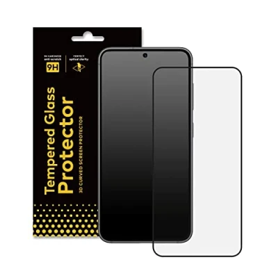 Abbildung von RHINOSHIELD Displayschutz kompatibel mit [Galaxy S23] 9H 3D Gebogenes Edge to Glas Vollständige Abdeckung Klarer &amp; kratzfester