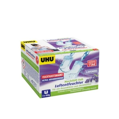 Abbildung von UHU Luftentfeuchter Feuchtigkeitsmagnet Lavendel