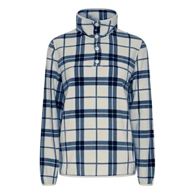 Abbildung von Oxmo Oxchinne Fleecepullover, Damen, Größe: Large, Total eclipse