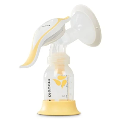 Abbildung von MEDELA Handmilchpumpe Harmony PersonalFit Flex Brusthaube 2 Phasen Expression, 3 tlg., für zuhause und unterwegs