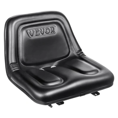 Abbildung von VEVOR Universal Traktorsitz aus PVC Kunstleder und Polyurethanschaum Traktor Schleppersitz mit Entwässerungslöchern Mikro Sicherheitsschalter Fahrersitz Einzelsitz 160340mm Schlitz