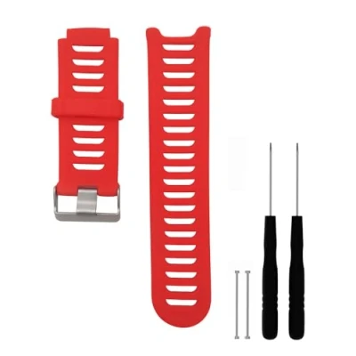 Abbildung von INF Armband Kompatibel mit Garmin Forerunner 910XT, Uhrenarmband aus Silikon, Ersatzarmband vielen Belüftungslöchern, Sportliches