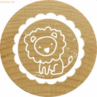 Abbildung von Woodies Holzstempel, Holz, 3,4 x 3,5 cm