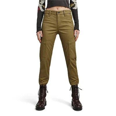 Abbildung von G Star SLIM Stoffhose, Damen, Größe: 30x34, Dark olive
