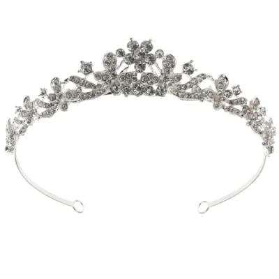 Abbildung von winomo Hochzeit eingeladen Bridal Prom Strass Krone Prinzessin Tiara Haarband Stirnband Hoop Kopfbedeckung
