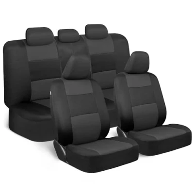 Abbildung von BDK os 309 cc Kam Auto Sitzbezug (EASYWRAP zweifarbiges Accent für Auto), anthrazit grau