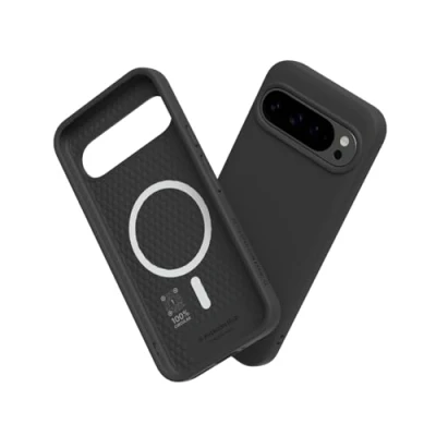 Abbildung von RhinoShield Case kompatibel mit [Pixel 9 Pro XL] SolidSuit MagSafe Stoßdämpfende &amp; schlanke Schutzhülle Premium Finish 3.5 Meter Fallschutz Schwarz