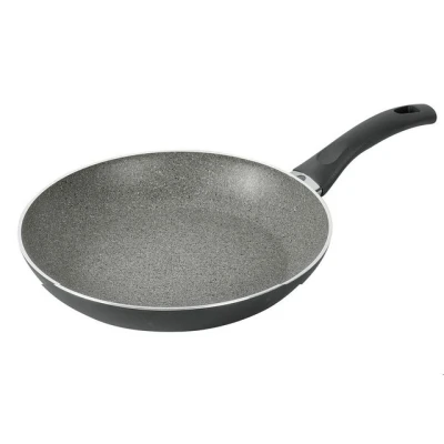 Abbildung von BALLARINI Bologna Granitium Pfanne Mit Antihaftbeschichtung, Induktionsgeeignet, Temperaturkontrolle, 28 cm, Aluminium, Schwarz
