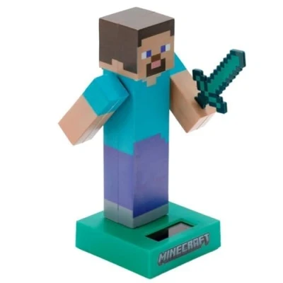 Abbildung von Puckator Dekofigur Minecraft Steve Solarfigur