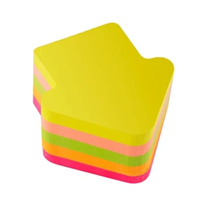 Abbildung von D.RECT 110513 Haftnotizwürfel Super Sticky Notes Selbstklebende Haftnotizzettel Klebezettel bunt zettel farbig Notizblöcke für Büro, Haus und Studenten 70x70mm Pfeil 400 Blatt