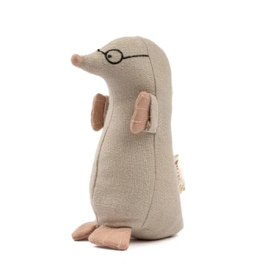 Abbildung von Fabelab Rassel Baby Mol Babyspielzeug 0 6 Monate Geschenk Junge &amp; Mädchen Knisterspielzeug Weiche Bio baumwolle