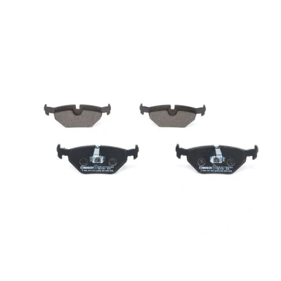 Abbildung von BOSCH 0 986 424 484 Bremsbelagsatz Low Metallic mit Kolbenclip BMW: 3 Compact, Coupe, Z4 Roadster, ROVER: 75, 75 Tourer, MG: ZT T Kombi kfzteile,