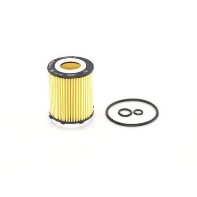 Abbildung von BOSCH F 026 407 166 Ölfilter mit Dichtungen Filtereinsatz MERCEDES BENZ: A Klasse, E Klasse Limousine, C Cabrio, INFINITI: Q30, Q50 Limousine