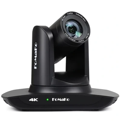 Abbildung von FoMaKo 4K PTZ Kamera 20x Optischer Zoom KI Tracking, mit HDMI/USB3.0/IP PoE, für Kirche, Bildung, Konferenz, vMix OBS Live Streaming K20UH