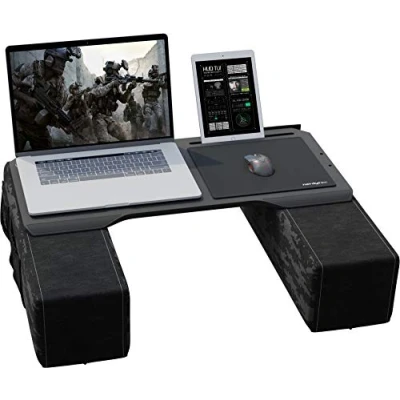 Abbildung von Couchmaster® CYBOT (Ergonomisches Lapdesk für Notebooks oder Wireless Peripherie, inkl. Kissen, geeignet Couch/Bett)