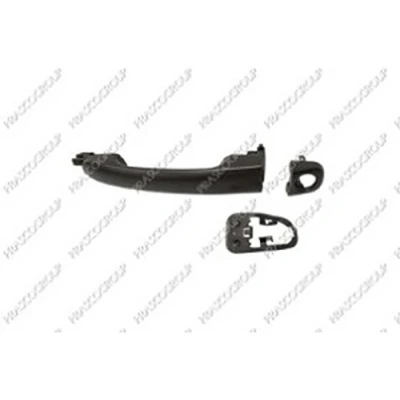 Abbildung von PRASCO FT1388002 Türgriff außen, vorne links schwarz FIAT: BRAVO 2, LANCIA: DELTA 3