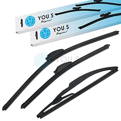 Abbildung von YOU.S SCHEIBENWISCHER SET VORNE + HINTEN 600 450 260 mm (3 Stück)