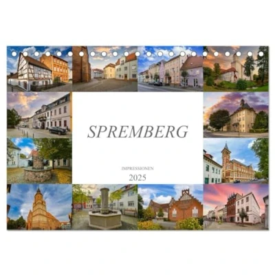 Abbildung von Spremberg Impressionen (Tischkalender 2025 DIN A5 quer), CALVENDO Monatskalender