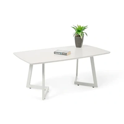 Abbildung von M2 Kollektion Couchtisch Tibet 2 in weiß, B/H/T = 110x46x60cm