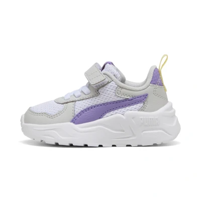 Abbildung von Puma Trinity Lite Sneakers Baby Schuhe White/Lavender Alert/Glacial Gray Größe: 24