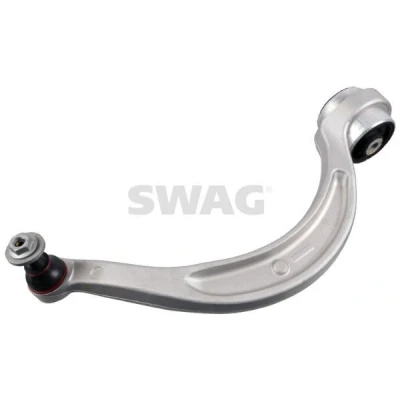 Abbildung von SWAG 33 10 3498 Querlenker mit selbstsichernder Mutter hinten, unten, Vorderachse links Aluminium 22 AUDI: A4 B9 Avant, Limousine