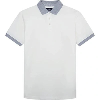 Abbildung von HACKETT LONDON Herren Marl Trim Polo Polohemd, White (Off White), S