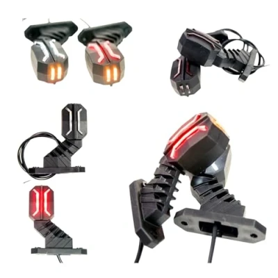 Abbildung von 2 x LED Gummi Begrenzungsleuchte Seitenleuchte modern 12V 24V mit E Prüfzeichen Positionsleuchte Auto LKW PKW Wohnwagen KFZ Lampe Leuchte Licht Weiß Rot Orange