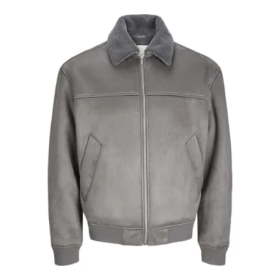 Abbildung von JACK&amp;JONES Herren Jprccted Bomber Jacket Bomberjacke, Charcoal Gray, S
