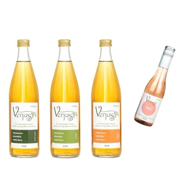 Abbildung von Verjus 3er pur Paket + Rosa Frizz Piccolo