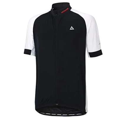 Abbildung von Airtracks Funktions Fahrradtrikot Kurzarm Pro Line schwarz weiß M