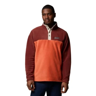 Abbildung von Columbia Men&#039;s Steens Mountain Half Snap 2, Fleece Pull Over, Tuscan/Spice, XL