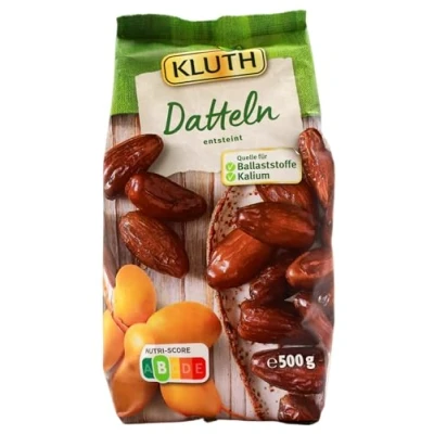 Abbildung von Kluth Datteln entsteint, 5er Pack (5 x 500g)