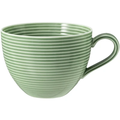 Abbildung von Seltmann Weiden Becher Beat Salbeigrün Milchkaffeeobertasse 0,35l, Porzellan