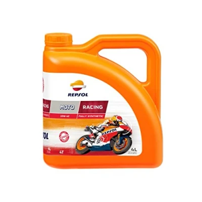 Abbildung von Repsol Motorenöl für Motorrad Moto racing 4T 10W 40 4L