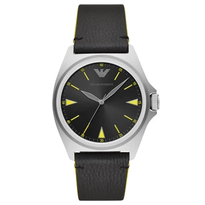Abbildung von Emporio Armani Herrenuhr 3 Zeiger Werk Edelstahl AR11330