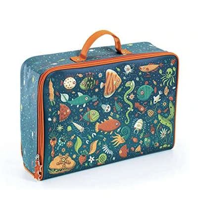 Abbildung von DJECO Kinderkoffer Bedruckter Koffer für Kinder 39 x 27,5 12 cm