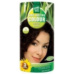 Abbildung von Hennaplus Long Lasting Colour 4 Medium Brown, 100ml