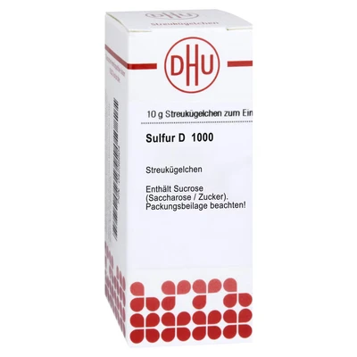 Abbildung von Sulfur D 1000 Globuli 10 g