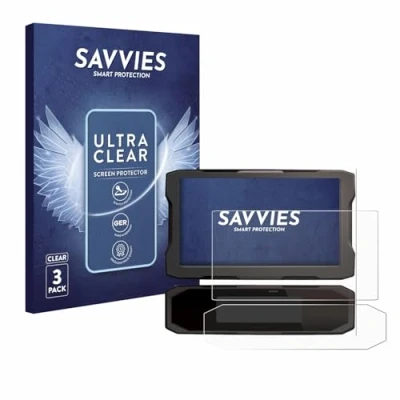 Abbildung von Savvies 6 Stück Schutzfolie für Honda CRF1100L 2024 Tachoanzeige Displayschutz Folie Ultra Transparent