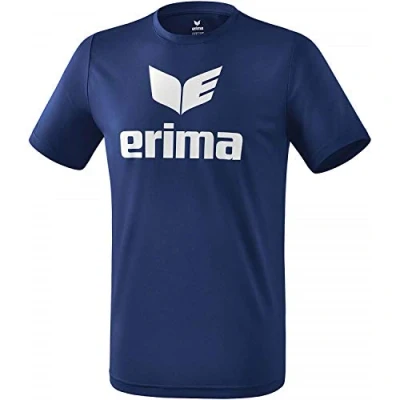 Abbildung von ERIMA Erwachsene T shirt Funktions Promo Shirt, new navy/weiß, S, 2081913