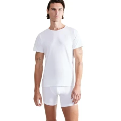 Abbildung von Sloggi EVER EASE Oneck Unterhemd/shirt, Herren, Größe: Medium, Weiß