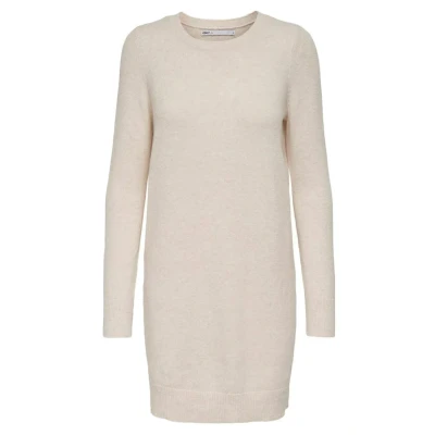 Abbildung von ONLY Onlrica LIFE L/S Oneck Strickkleid, Damen, Größe: XL, Birch
